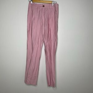 Lulu's- Pink Straight Leg Pants with Pockets